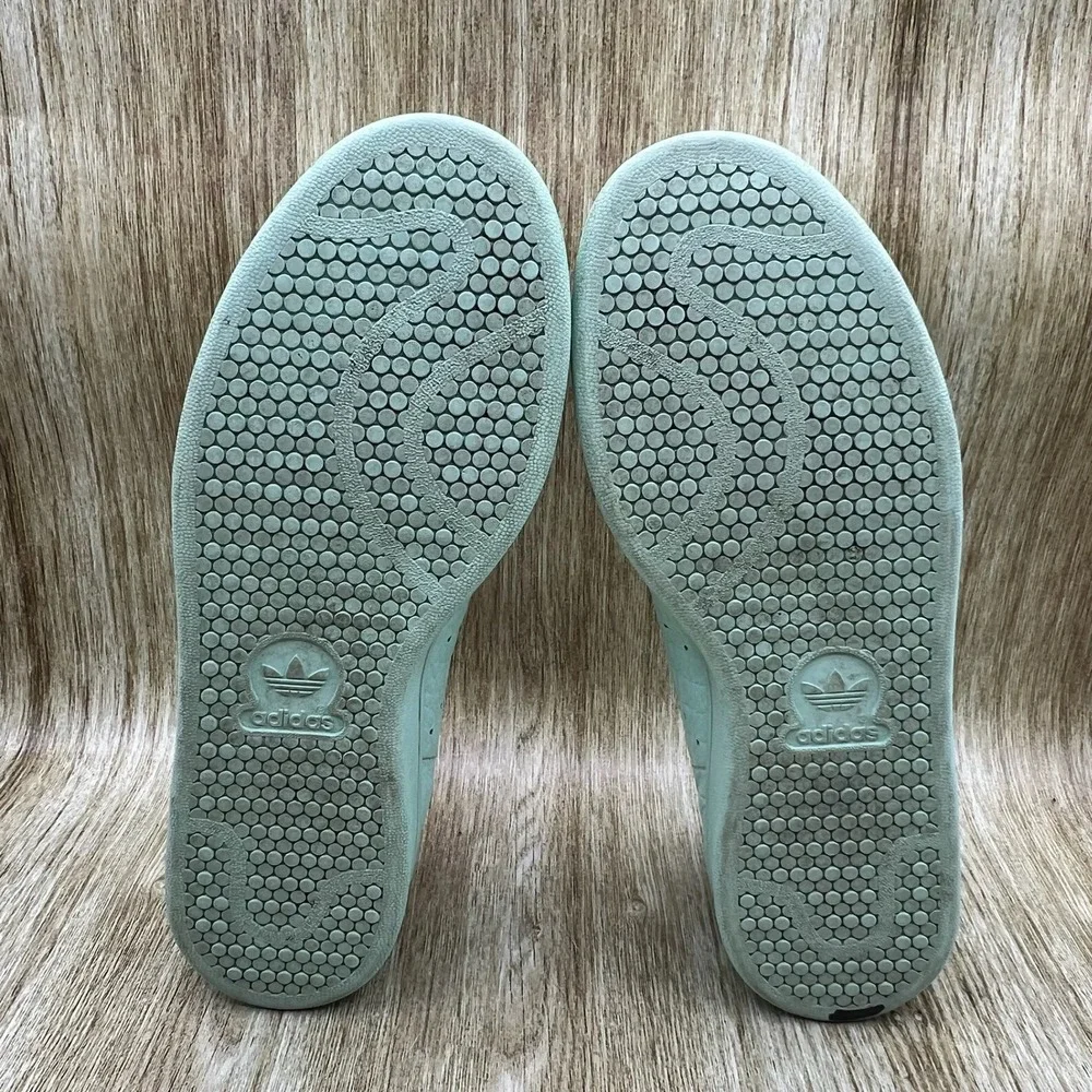 Adidas Stan Smith Women's Size‎ 10 Frozen Mint Green Croc Sneakers Shoes AQ6806